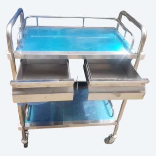 Instrument Trolley with Two Drawers